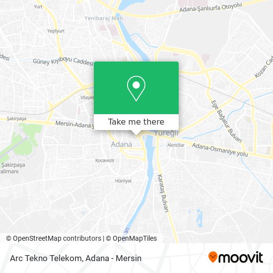 Arc Tekno Telekom map