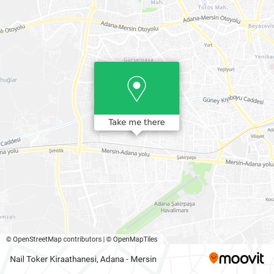 Nail Toker Kiraathanesi map