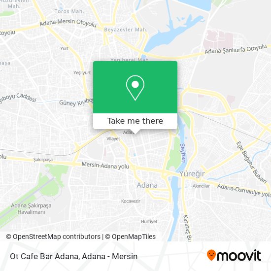 Ot Cafe Bar Adana map