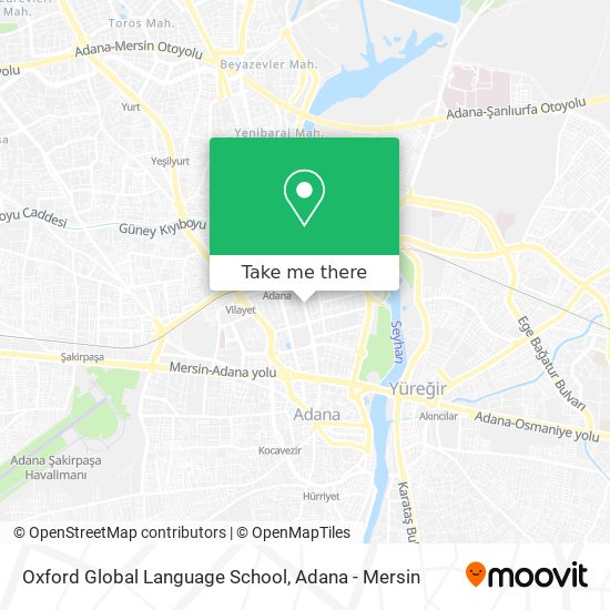 Oxford Global Language School map