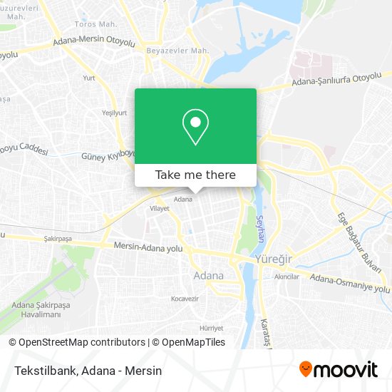 Tekstilbank map