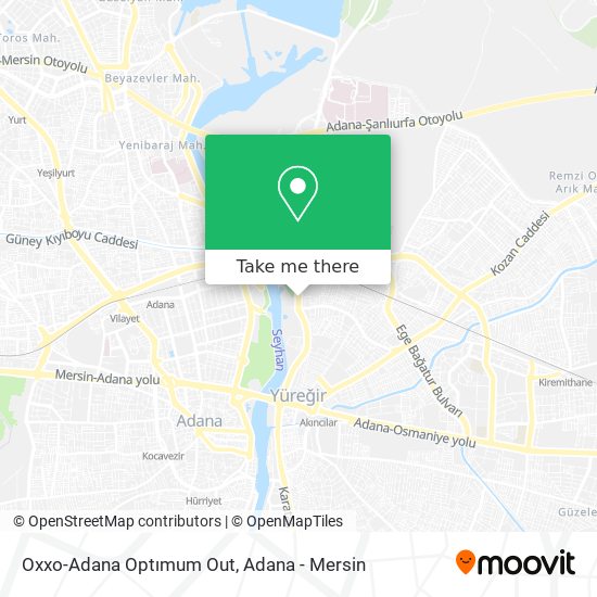 Oxxo-Adana Optımum Out map