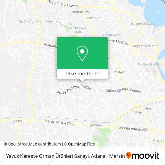 Yavuz Kereste Orman Ürünleri Sanayi map