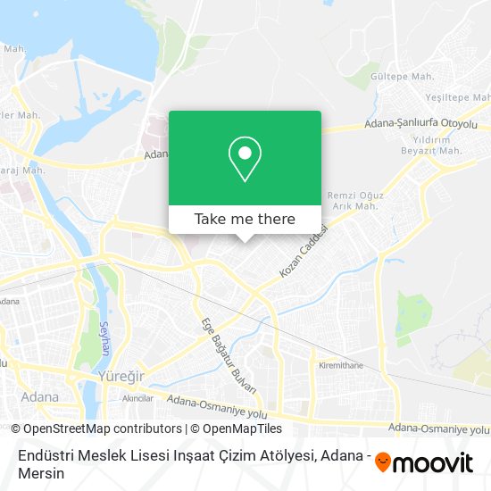 Endüstri Meslek Lisesi Inşaat Çizim Atölyesi map