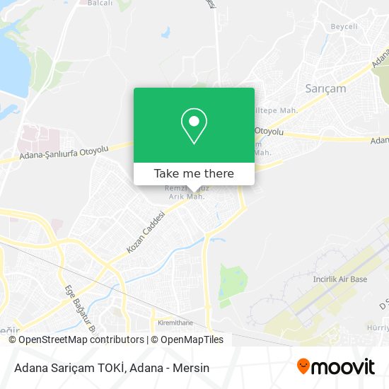 Adana Sariçam TOKİ map