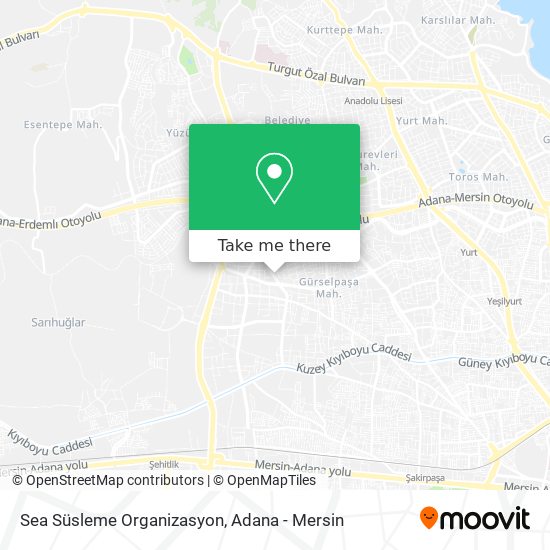 Sea Süsleme Organizasyon map