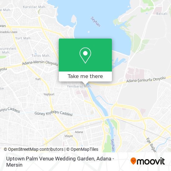 Uptown Palm Venue Wedding Garden map