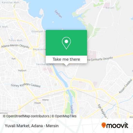 Yuvali Market map