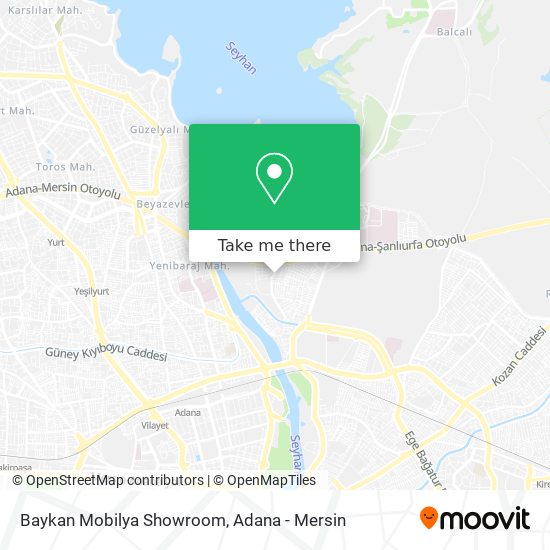 Baykan Mobilya Showroom map