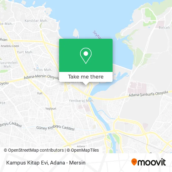 Kampus Kitap Evi map