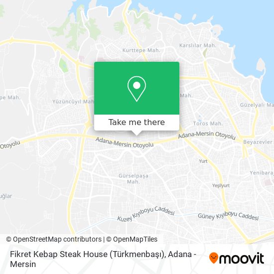 Fikret Kebap Steak House (Türkmenbaşı) map