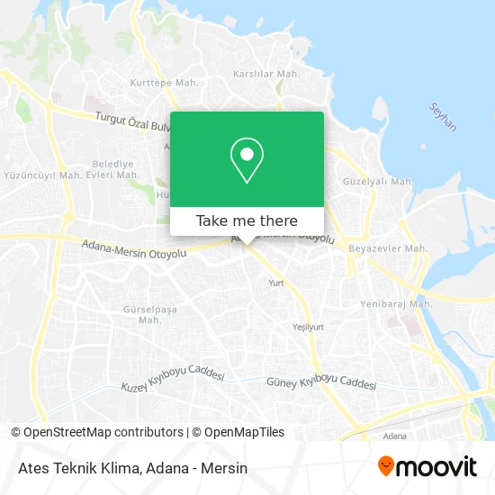Ates Teknik Klima map