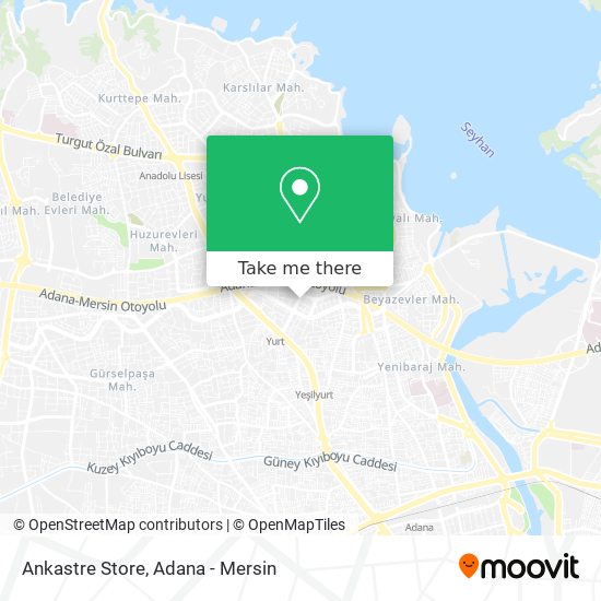 Ankastre Store map