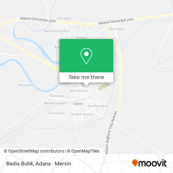 Bedis Butik map