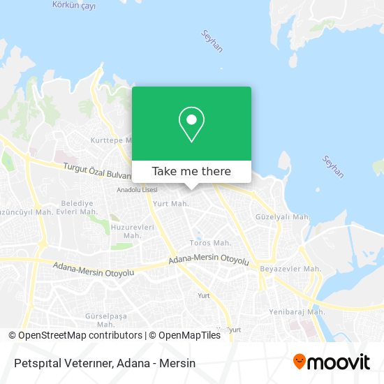Petspıtal Veterıner map