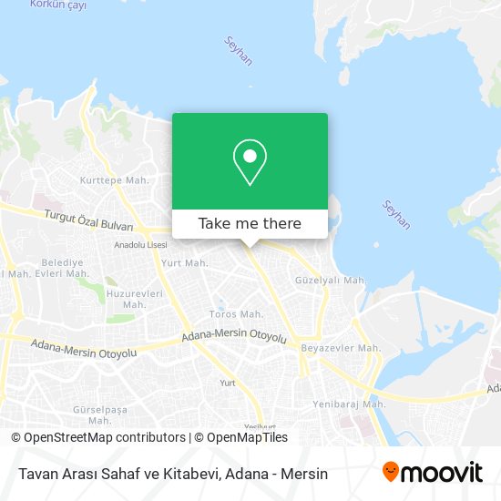 Tavan Arası Sahaf ve Kitabevi map