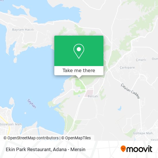 Ekin Park Restaurant map