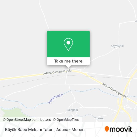 Büyük Baba Mekanı Tatarlı map