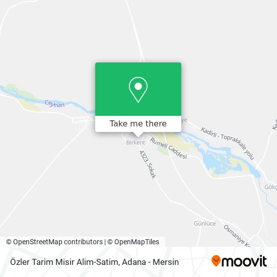 Özler Tarim Misir Alim-Satim map