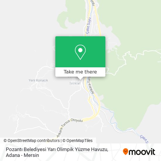 Pozantı Belediyesi Yarı Olimpik Yüzme Havuzu map