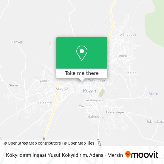 Kökyıldırım İnşaat Yusuf Kökyıldırım map