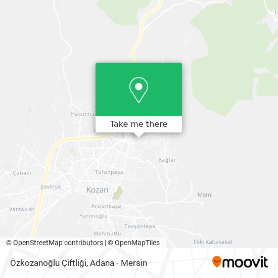 Özkozanoğlu Çiftliği map