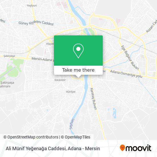 Ali Münif Yeğenağa Caddesi map