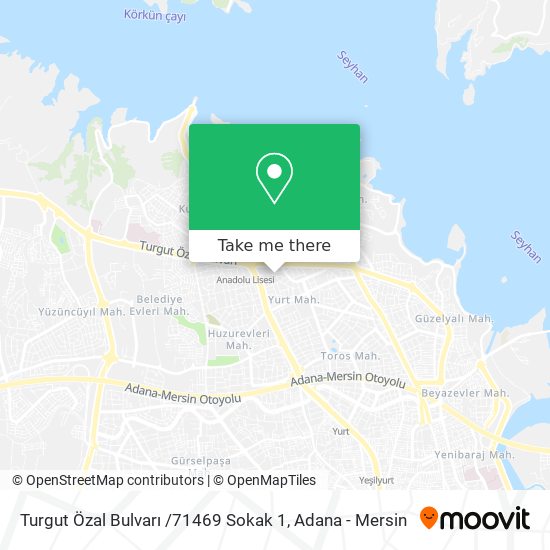Turgut Özal Bulvarı /71469 Sokak 1 map