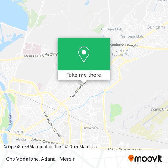 Cns Vodafone map