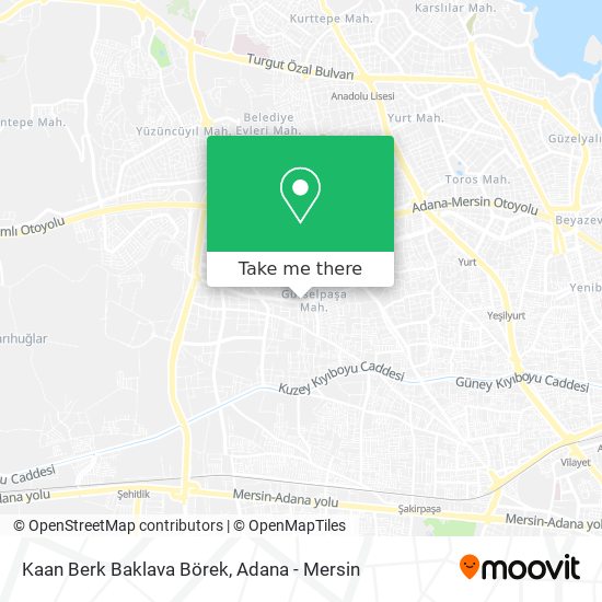 Kaan Berk Baklava Börek map