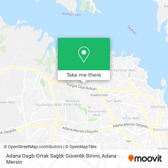 Adana Osgb-Ortak Sağlık Güvenlik Birimi map