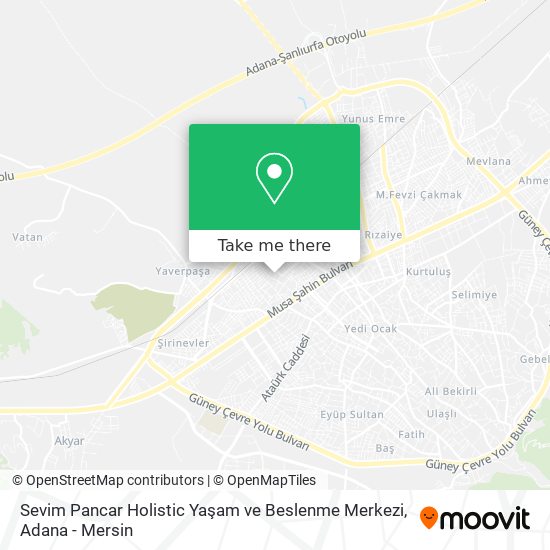 Sevim Pancar Holistic Yaşam ve Beslenme Merkezi map