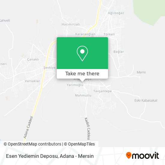 Esen Yediemin Deposu map