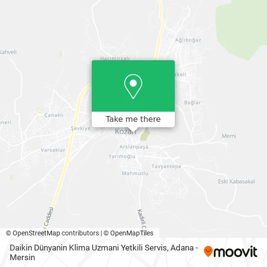 Daikin Dünyanin Klima Uzmani Yetkili Servis map