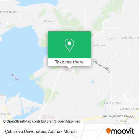 Çukurova Üniversitesi map