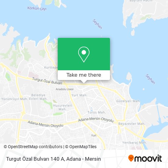 Turgut Özal Bulvarı 140 A map