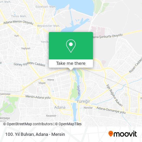 100. Yıl Bulvarı map