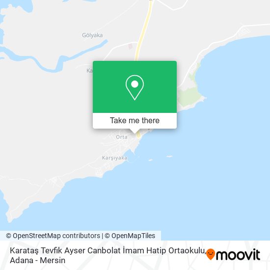 Karataş Tevfik Ayser Canbolat İmam Hatip Ortaokulu map