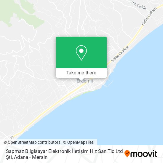 Sapmaz Bilgisayar Elektronik İletişim Hiz San Tic Ltd Şti map