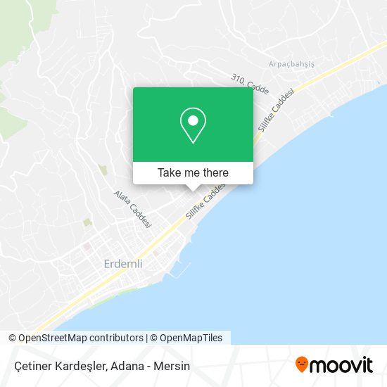Çetiner Kardeşler map