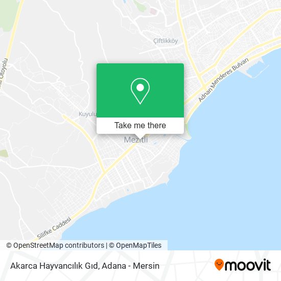 Akarca Hayvancılık Gıd map