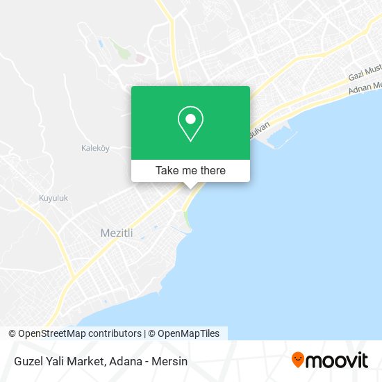 Guzel Yali Market map