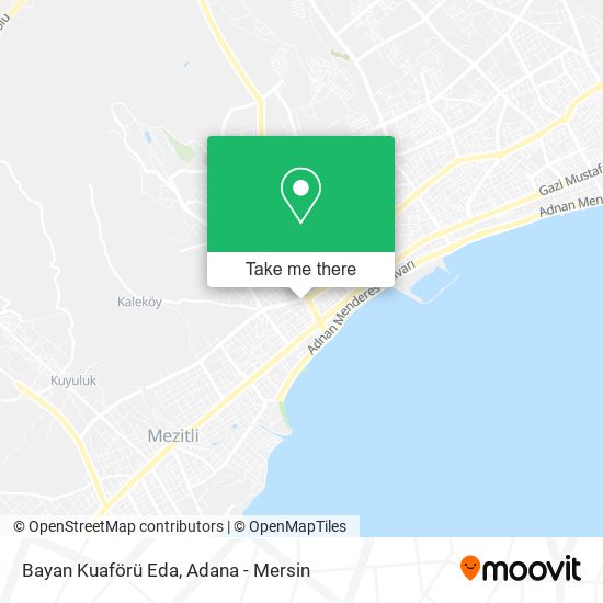 Bayan Kuaförü Eda map