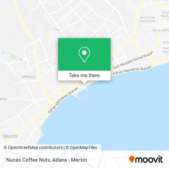 Nuces Coffee Nuts map