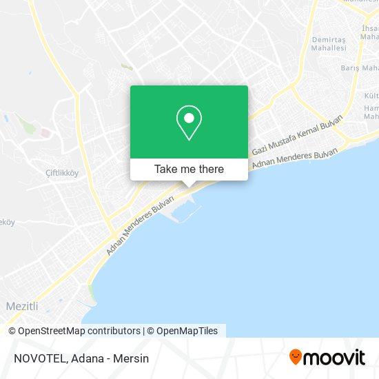 NOVOTEL map