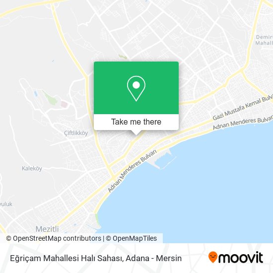 Eğriçam Mahallesi Halı Sahası map