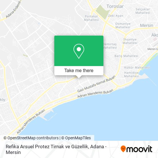 Refika Arsuel Protez Tirnak ve Güzellik map