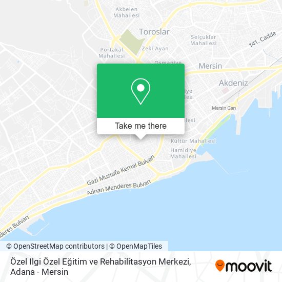 Özel Ilgi Özel Eğitim ve Rehabilitasyon Merkezi map