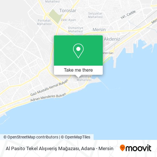 Al Pasito Tekel Alışveriş Mağazası map