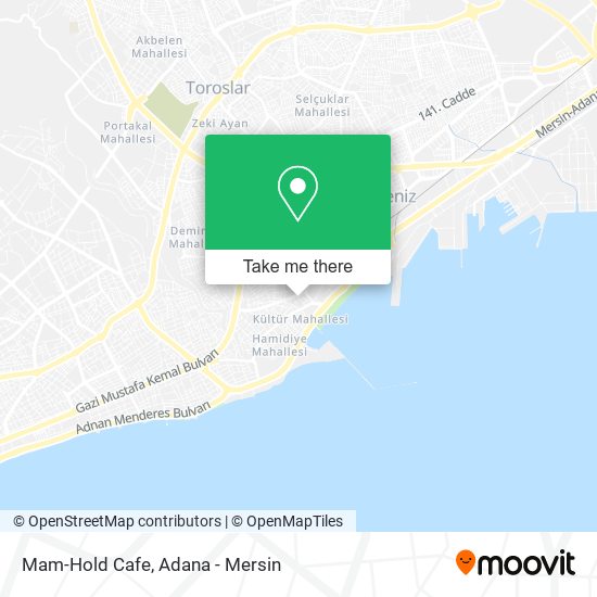 Mam-Hold Cafe map